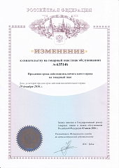 Свидельство на товарный знак (патент продление)